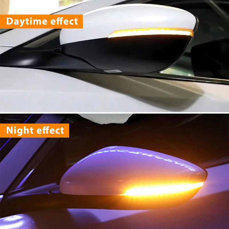 Задние Зеркала гибкий плавный стоп сигнал поворота светильник вид динамическая