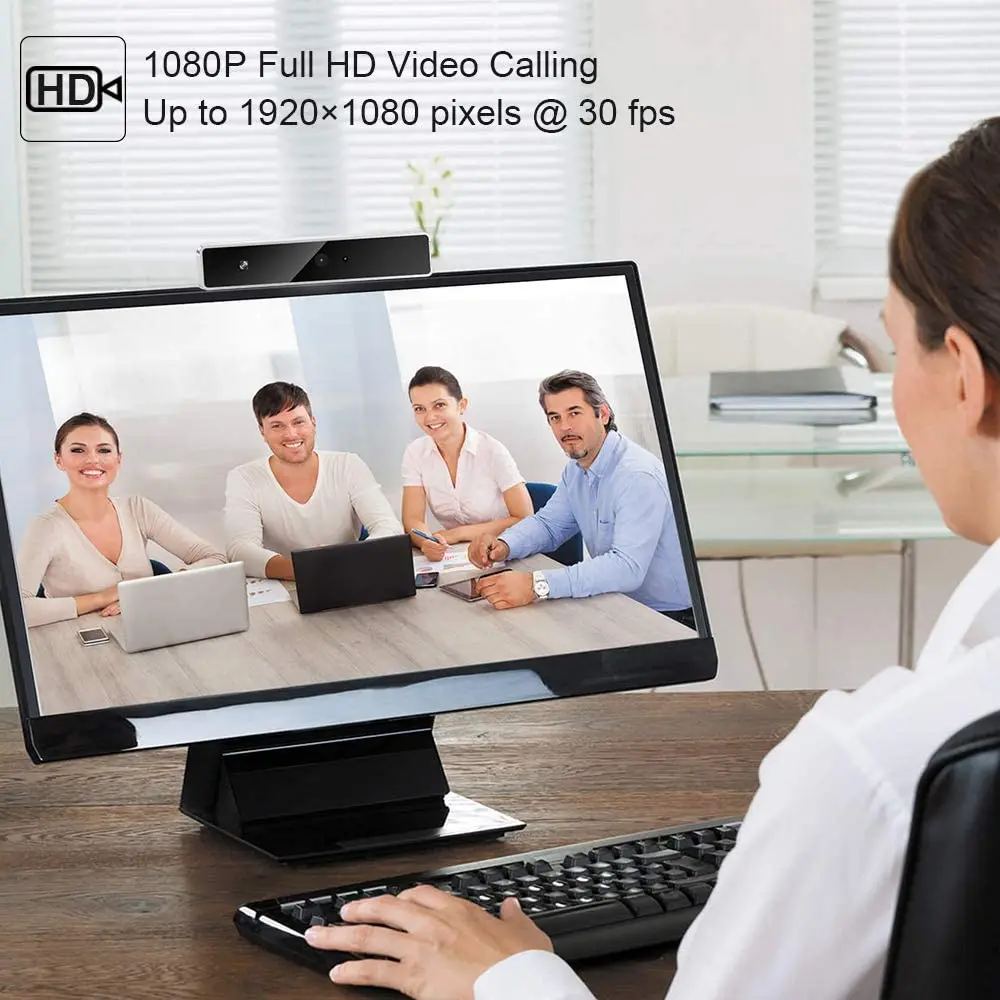 Веб камера с Windows Hello инфракрасная распознаванием лиц 1080P HD видеозвонки