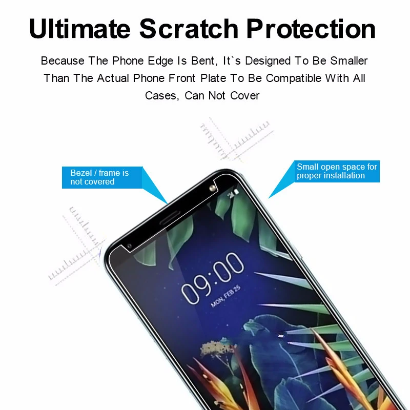 Защитное стекло для LG K 40 K40 закаленное 2.5D Premium 9h Защита экрана lg k защитная