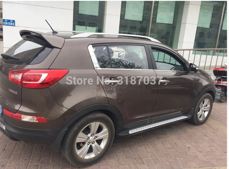 Спойлер для Kia Sportage 2012-2015 из АБС-пластика Неокрашенный задний спойлер на крыло