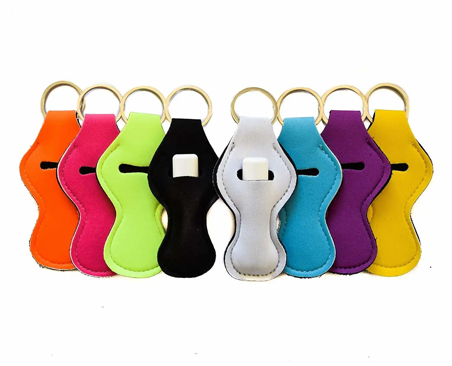 Горячая Распродажа неопреновый держатель для брелока в виде капли праздничные