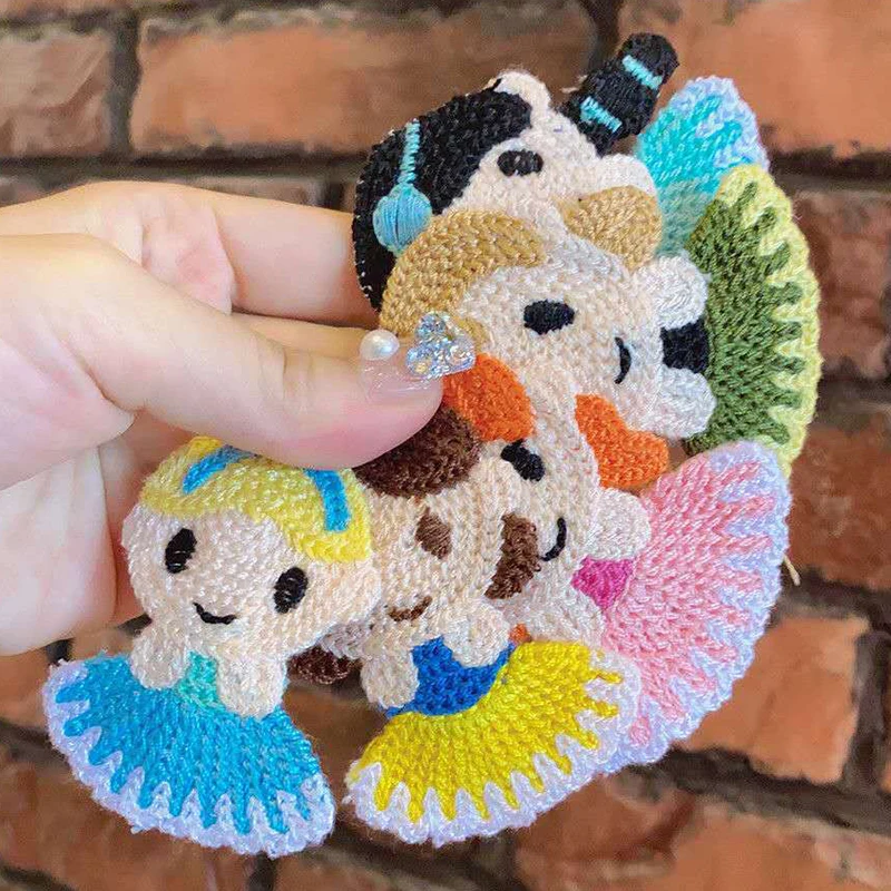 

Детская шерстяная шпилька для волос в стиле принцессы Милая детская заколка для спины