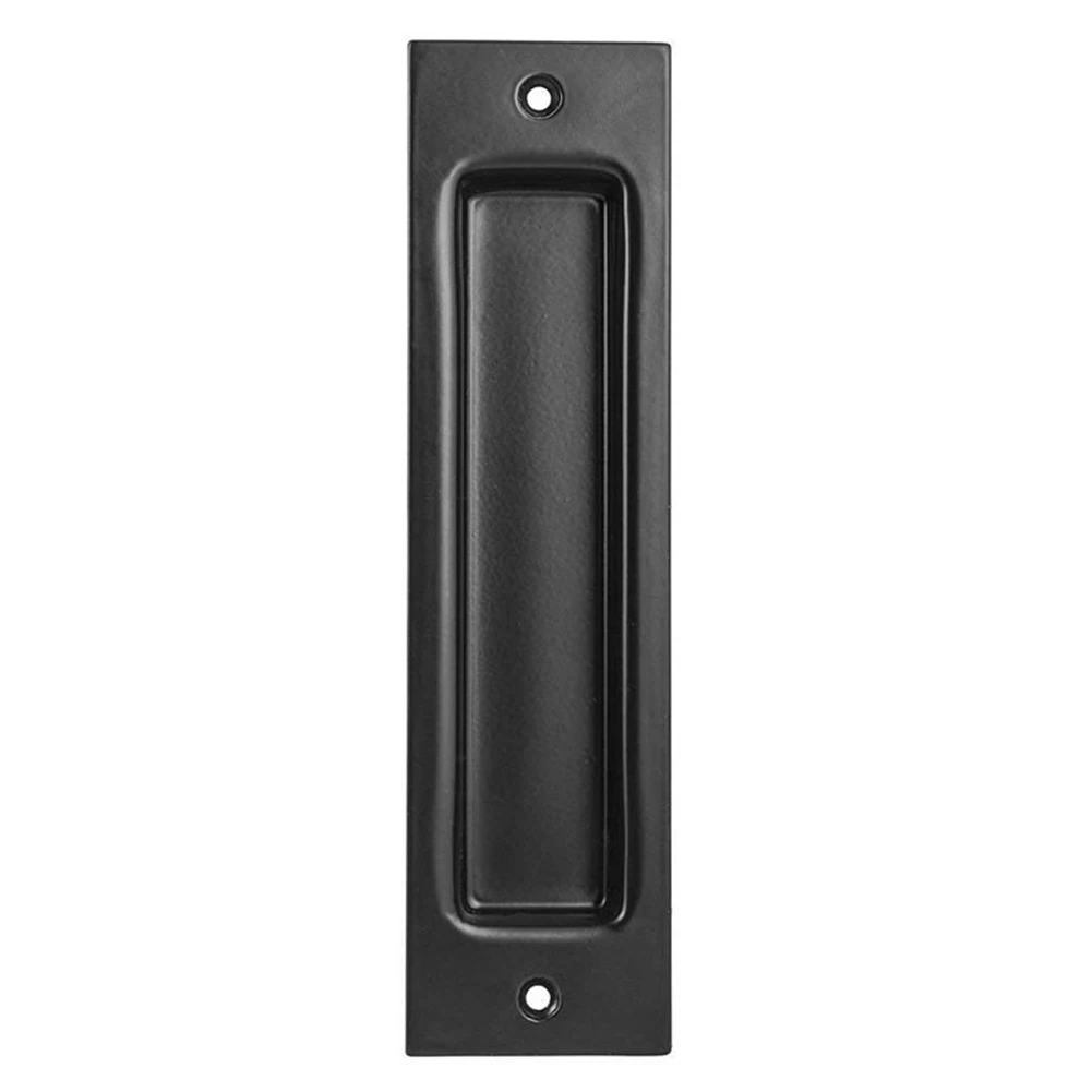 

Gate Flush Pull Accessories Frosted Rustproof Embedded Square Closet Easy Install Home Hardware Finger Sliding Barn Door Handle