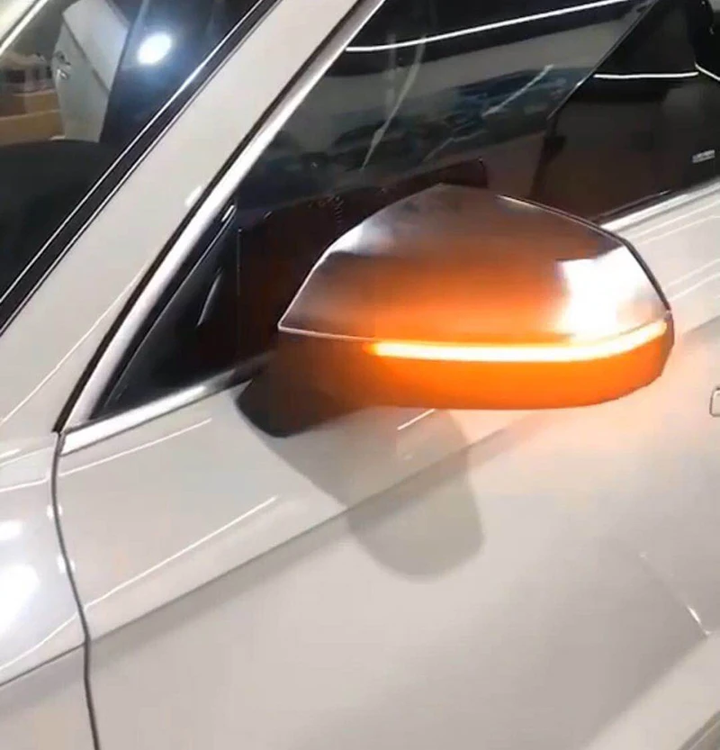 LED Side Wing Mirror Indicator Blinker For Audi Q5 FY 2018 2019 Q7 4M 2016 2017 Light Sequential Dynamic Turn Signal Lamp | Автомобили и