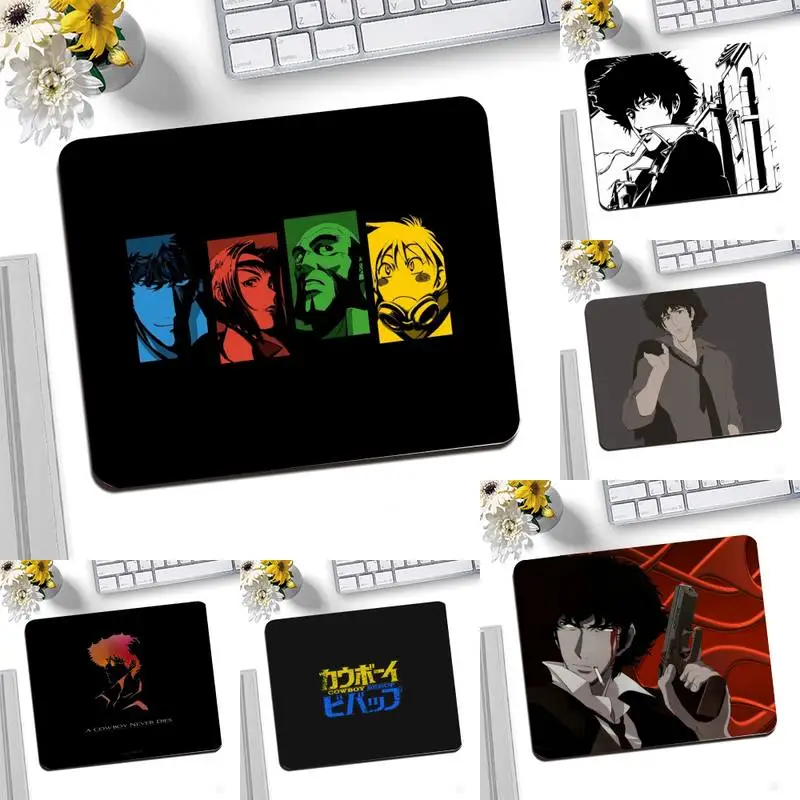 

Cowboy Bebop Customized laptop Gaming mouse pad Desktop Mousepad Gaming Small Mouse Pad 25X20CM Keyboard Mat