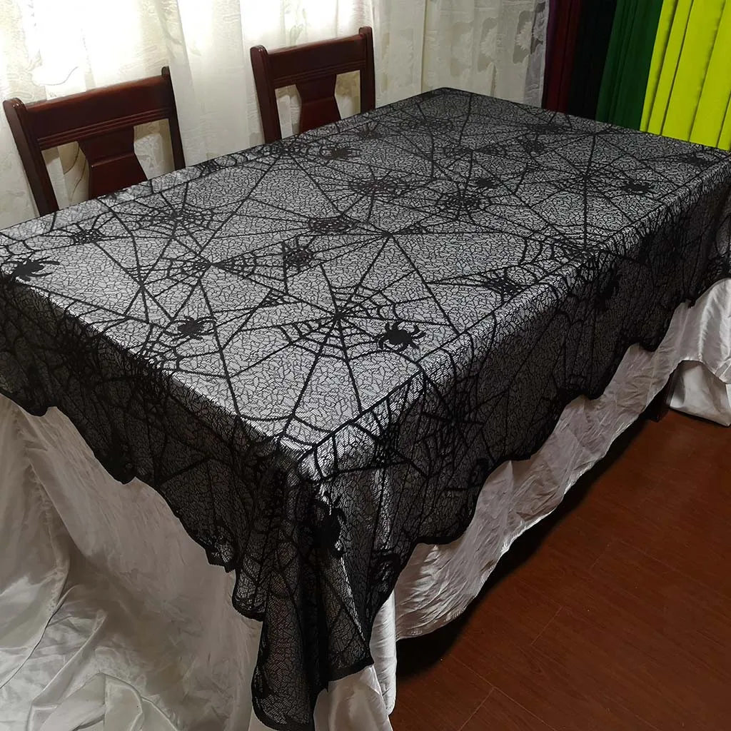1 шт. кружевная Вязаная скатерть в виде паутины|Скатерти| |