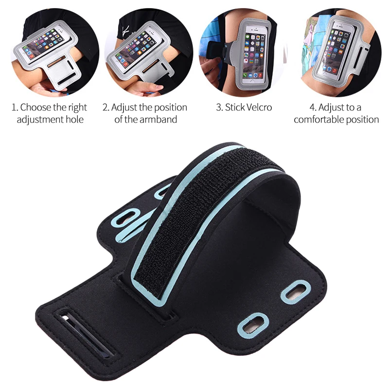 

Waterproof sports fitness running arm outdoor sports armband For iPhone X XS 6 6s 7 8 PlusS mobile phone sports armband bag