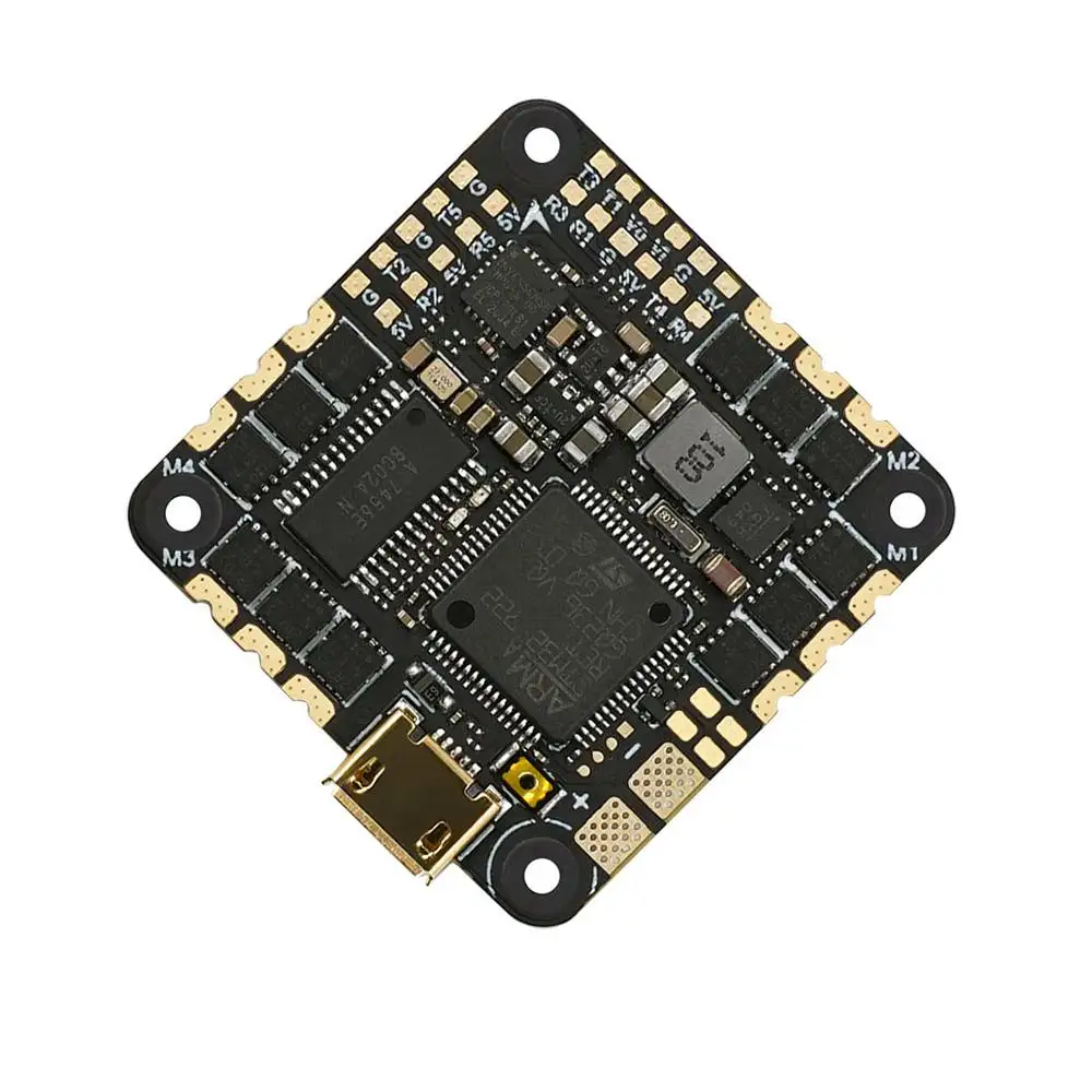 

GEPRC GEP-F722-35A AIO F722 F7 Контроллер полета 35A Blheli_S 2-6S 26,5x26,5 мм бесщеточный ESC для радиоуправляемого дрона FPV Racing DIY Accs