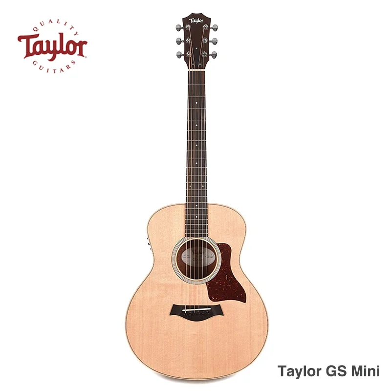 

Миниатюрная акустическая электрическая гитара Taylor GS с оригинальным чехлом для гитары и инструментом с ремешком GSmini Taylor, дорожная гитара