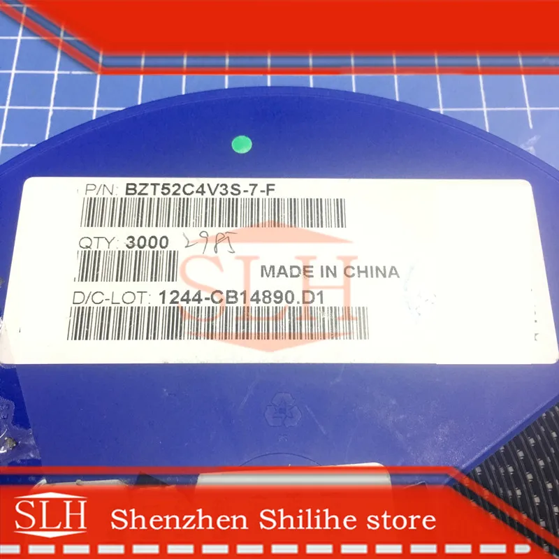 

200pcs/lot BZT52C4V3S-7-F BZT52C4V3S-7 BZT52C4V3S BZT52C4V3 Brand new original