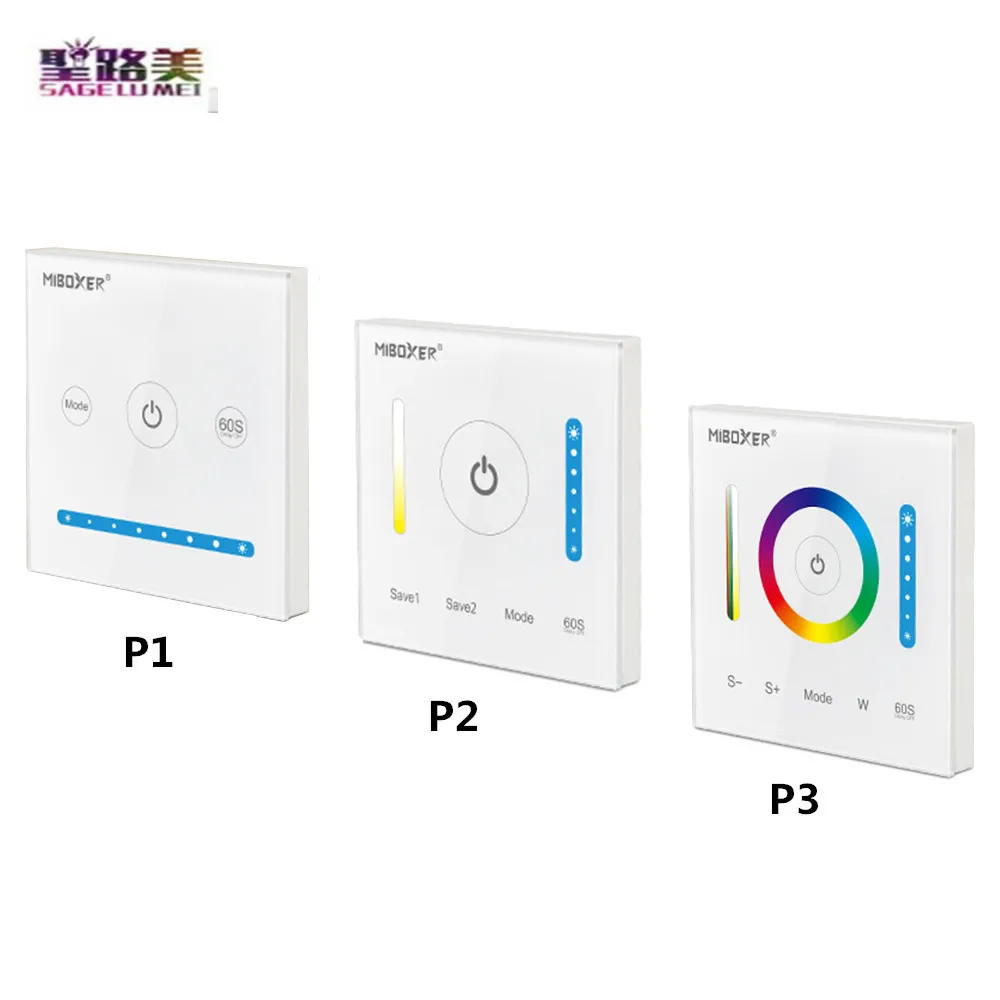 Настенный сенсорный контроллер Milight P1 P2 P3 умный светодиодный для RGB RGBW +