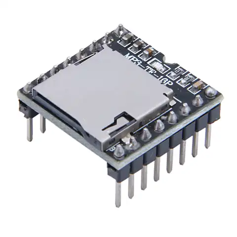 DFPlayer, мини-модуль MP3-плеера для Arduino, черный
