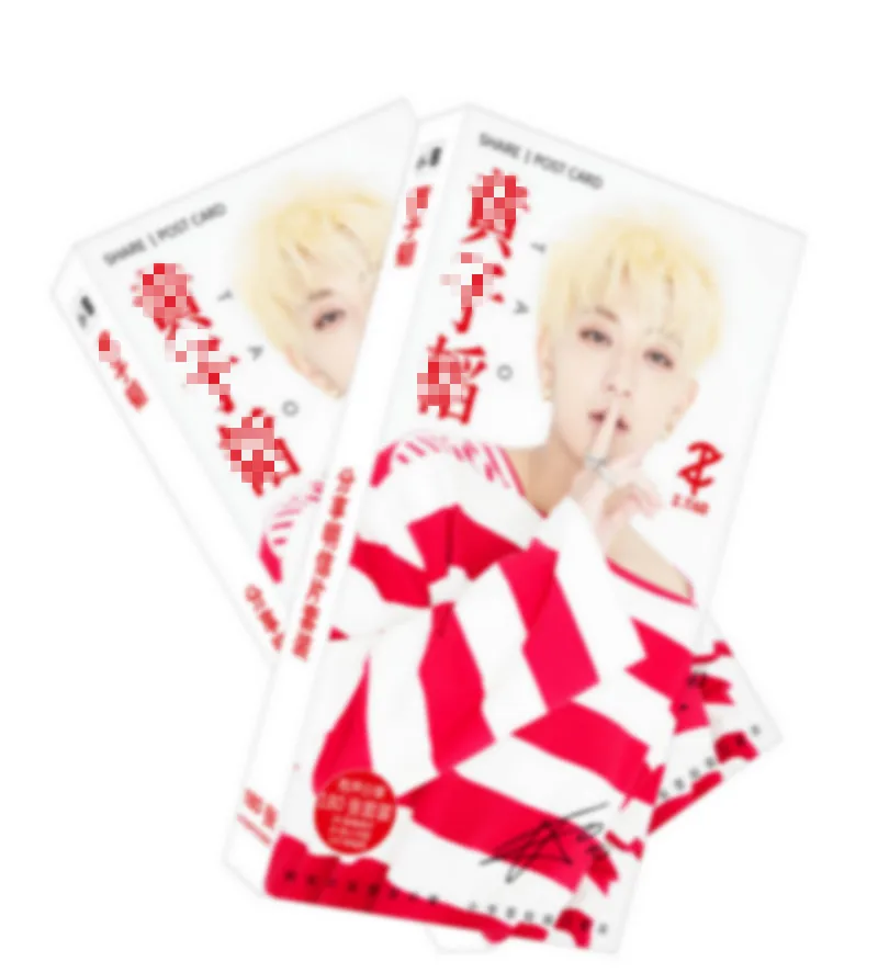 [MYKPOP] карты почты KPOP TAO 180 шт./компл. коллекция вентиляторов E9 SA180712101|Игровые