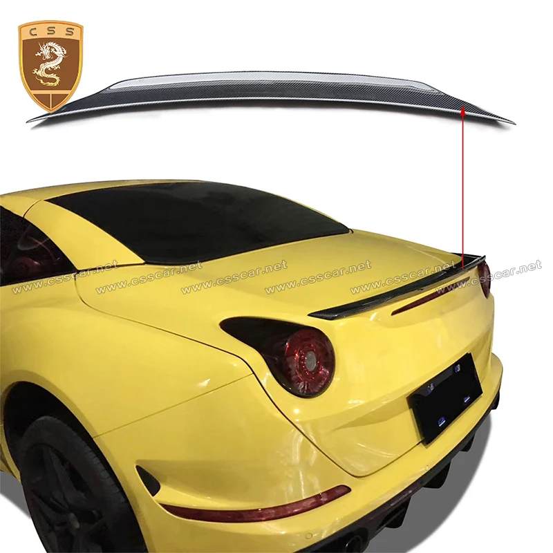 

Real Carbon Fiber Rear Wing Fit for Ferrari California Rear Tail Fin Rear Spoiler