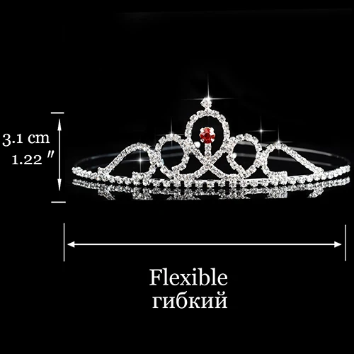 17 Свадебная диадема для невесты, корона, повязка на голову, сердце, для девушек, любовь, кристалл, стразы, ювелирные изделия, аксессуары для волос, украшение на голову невесты - Окраска металла: 17