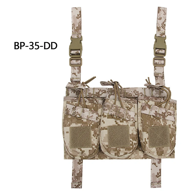 

Hunting Triple Magazine Pouch for AK 47 74 series M4 Mag Pouch Waist Bag Drop Utility Tool Paintball Outdoor Tactical Vest Bag