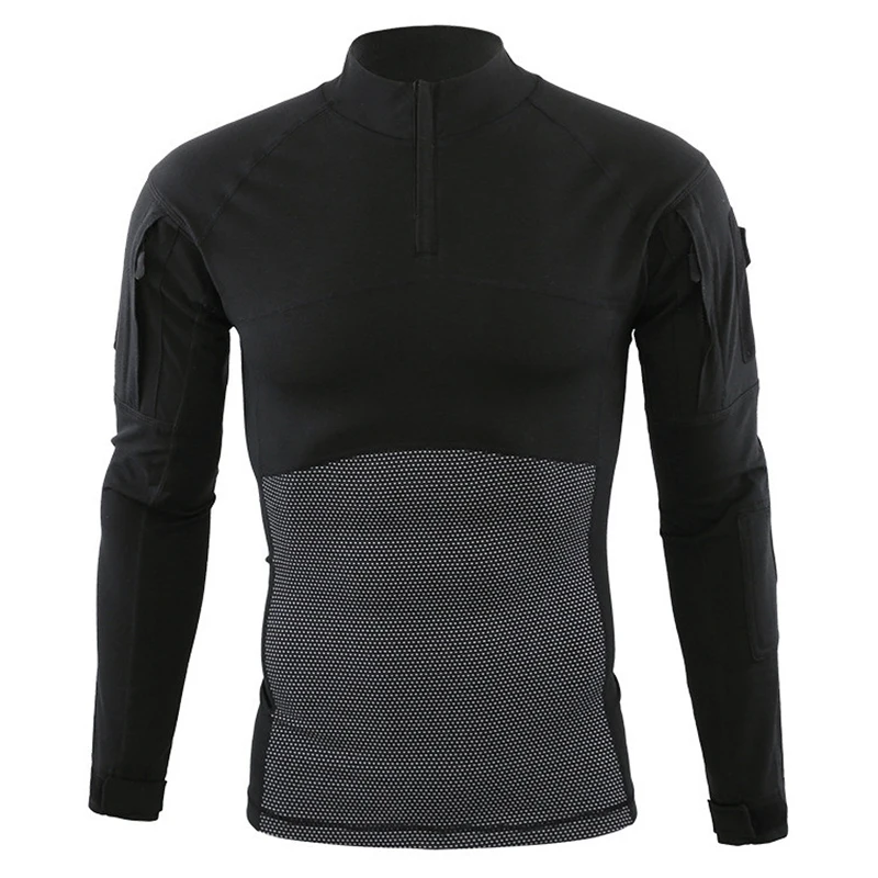 Рубашка походная тактическая с длинным рукавом армейские боевые футболки в