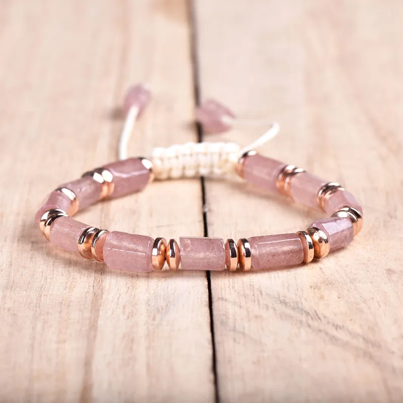 

Strawberry Quartz Bracelet For Women