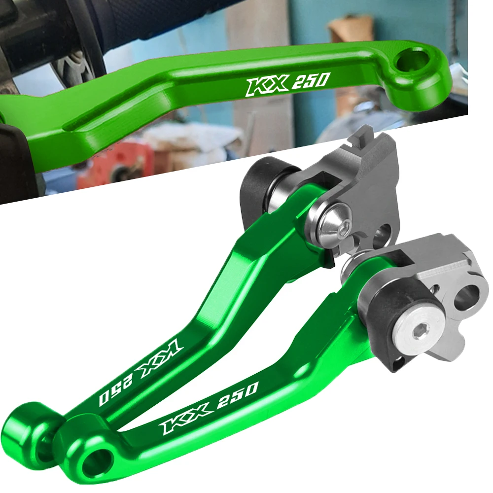 

Motorcycle Motocross CNC Pivot Brake Clutch Levers Dirt Bike For KAWASAKI KX250 2000-2004 2003 2002 2001 2005-2009 2019