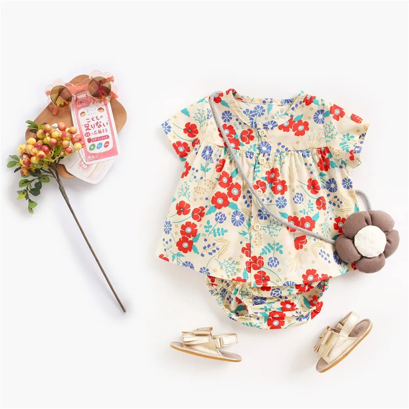 YALOODE/Одежда для новорожденных девочек платье без рукавов + штаны комплект одежды