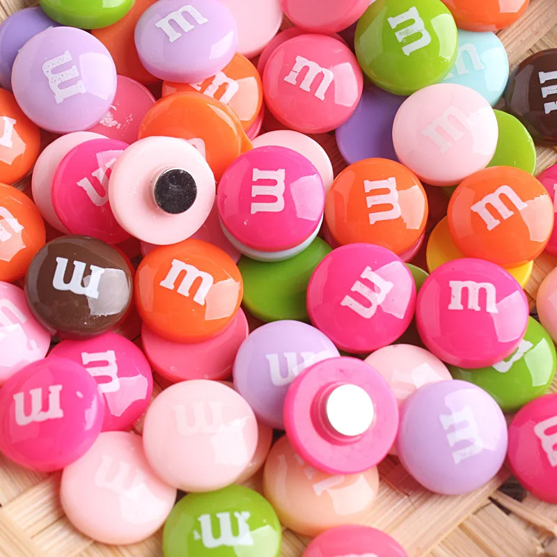 5 шт. креативные разноцветные магниты на холодильник из смолы сувенир с