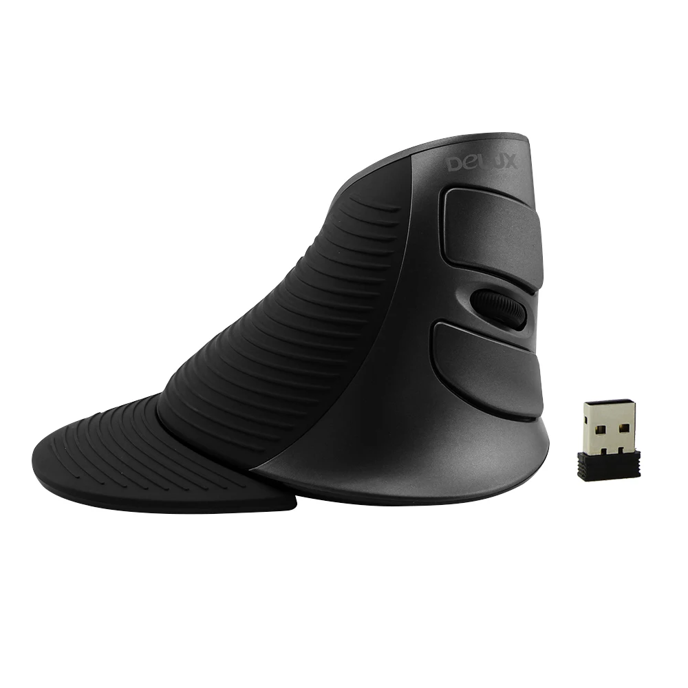 Мышь Вертикальная беспроводная эргономичная с поддержкой USB 1600DPI | Компьютеры и