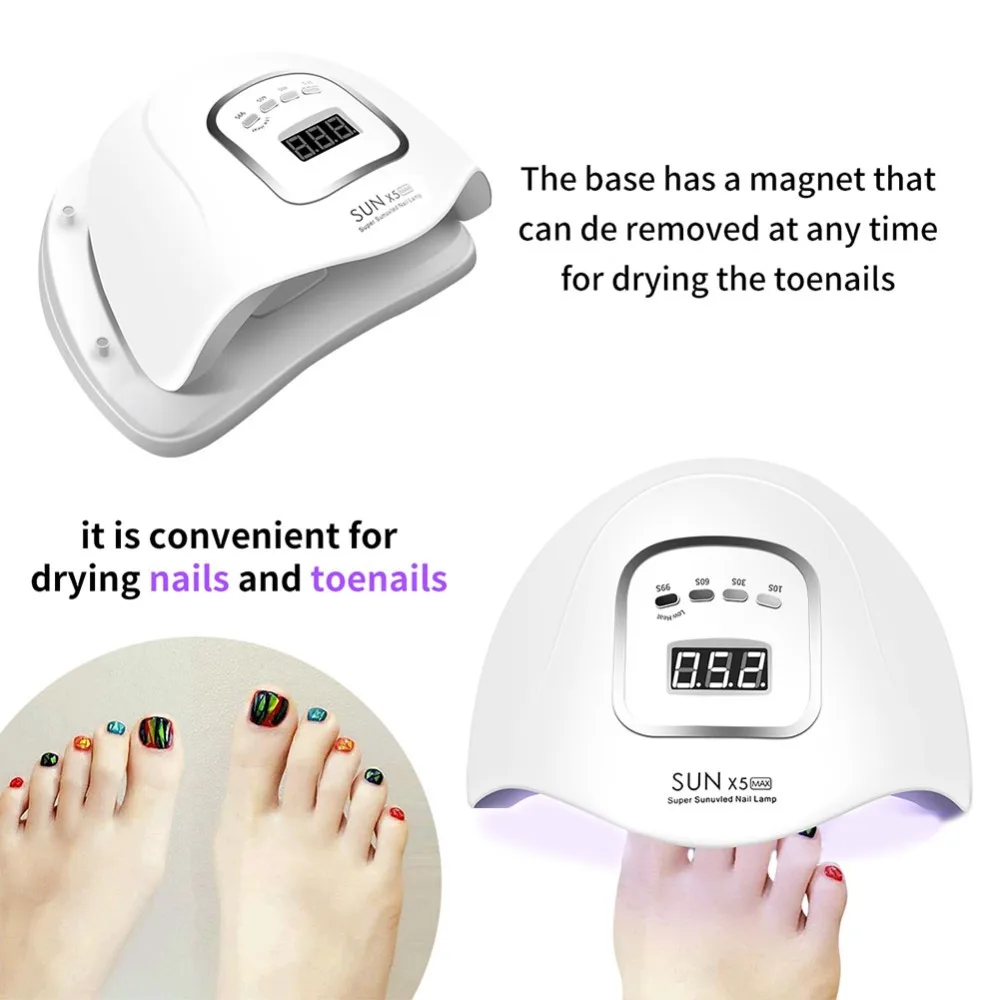 

150W LEDs UV Ice Lamp 150W LED Lamp Nail Dryer For Drying Gel Polish Timer Auto Sensor Manicure Tools nail dryer led uv lamp