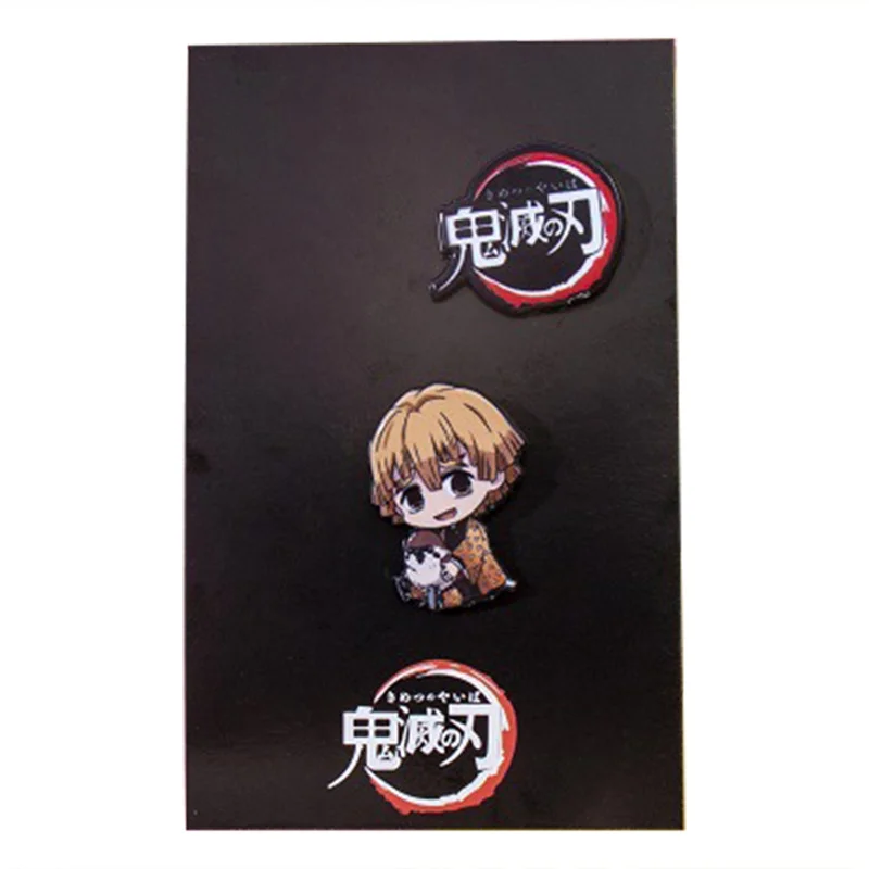 

2Pcs/Set Demon Slayer Cartoon Icons Style Enamel Pin Kimetsu No Yaiba Buttons Badges Brooch Anime Lovers Denim Shirt Lapel Pins