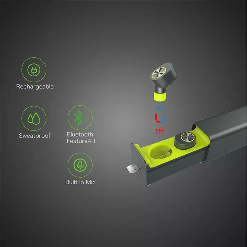 Bluetooth гарнитура TWS с шумоподавлением 5 0 микрофоном|Наушники и гарнитуры| |