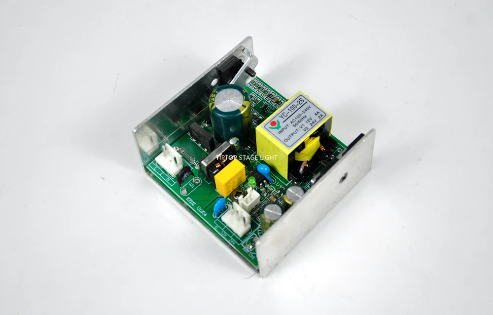 Светодиодный подвижный головной светильник TIPTOP YC 100 Вт 12 В 24 7 х10 источник питания