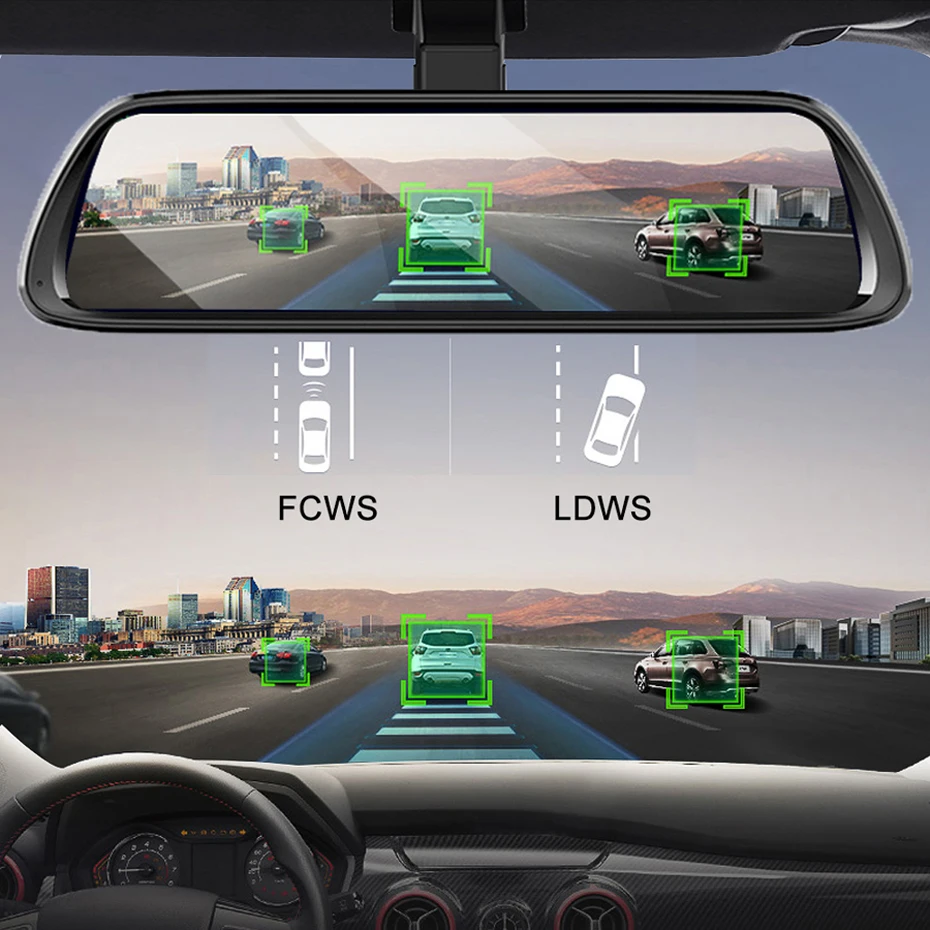 Maiyue star10 дюймов 4G Android 8,1 Автомобильный видеорегистратор gps навигатор HD 1080P потоковое медиа зеркало заднего вида ADAS Wif gps навигатор рекордер