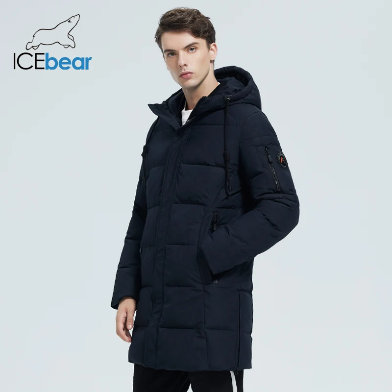 ICEbear 2020 новая зимняя мужская куртка высокого качества мужское пальто толстая