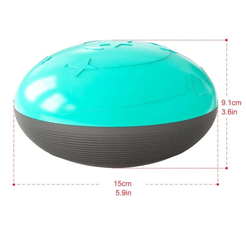 

Multifunction Dog Iq Treat Squeaky Toy Flying Discs Dog Interactive Toys Games Chew Training Toy Food Dispenser