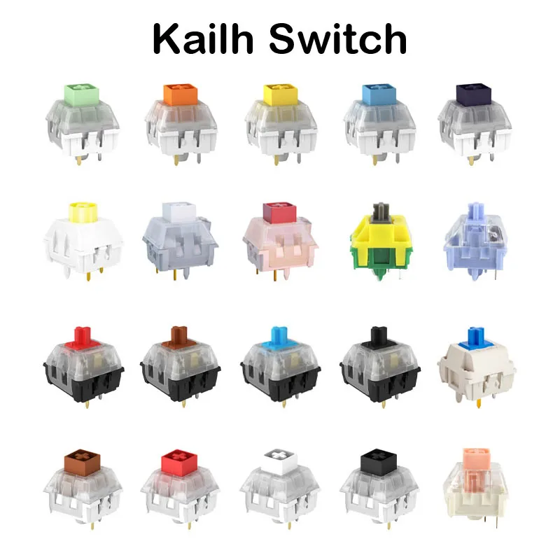 

Kailh Mechanical Keyboard Box Switch Cream Navy Jade Crystal Royal White Red Brown Black Pink RGB Switch