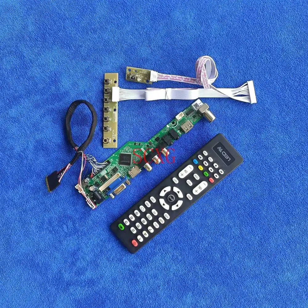 

Display drive board Analog LVDS-40Pin LED LCD 1366*768 VGA USB AV HDMI-compatible Kit For LTN156AT05-101/301/601/708/H01/S01/U09