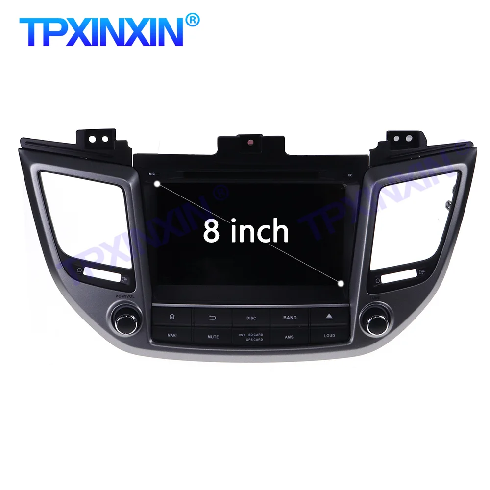 Для Hyundai Tucson IX35 2014-2018 Android 13 4G + 128G PX6 Мультимедийный плеер Магнитофон GPS-навигация