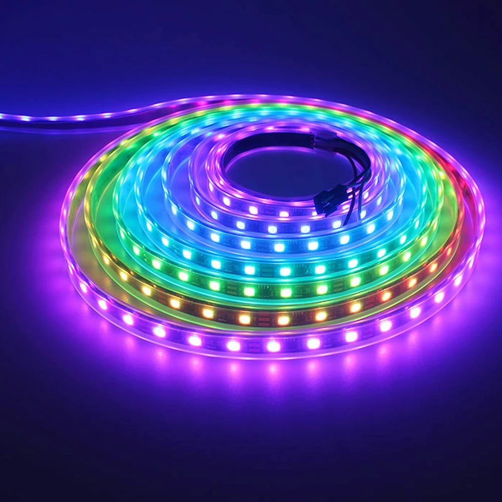 DC12-24V 5m SM5050-30/60leds/m WS2811 SP106E + Power Supply RF Wireless Symphony Controller LED Light Strip Set | Лампы и освещение