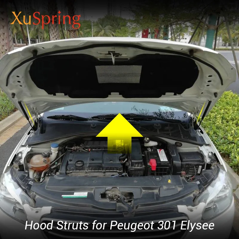 Защитная крышка для вытяжки пружина газа амортизатор Peugeot 301 Elysee 2014 2015 2016 2017 2018 2019