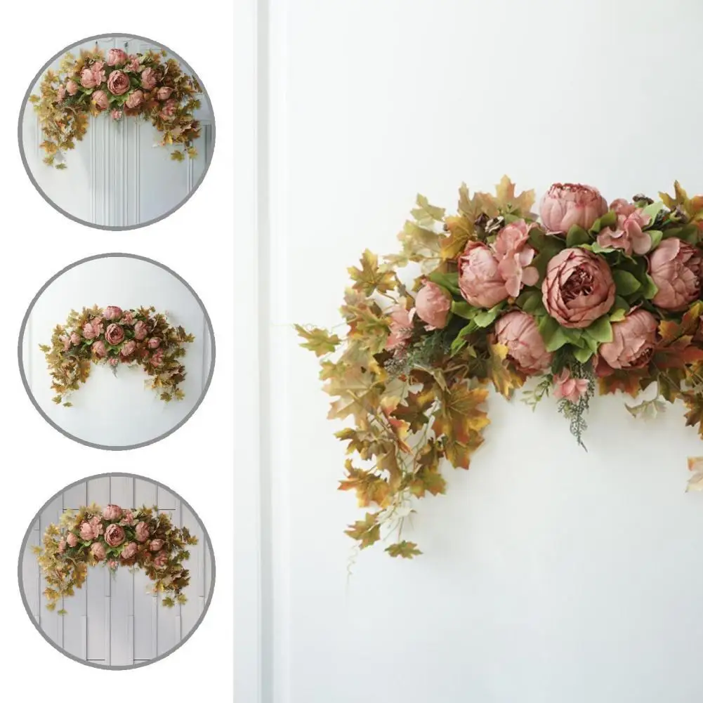 

Easy Caring Mix Color Artificial Wreath DIY Wedding Decor for Household