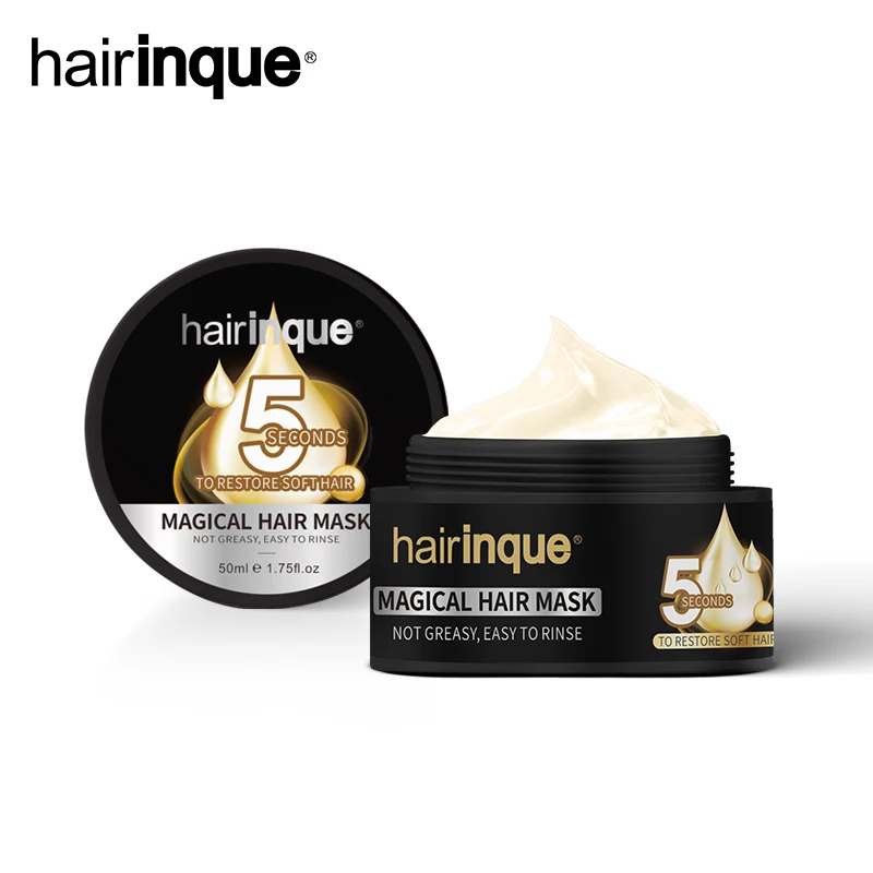 Волшебная маска для лечения волос HAIRINQUE глубокий уход за 5 секундами