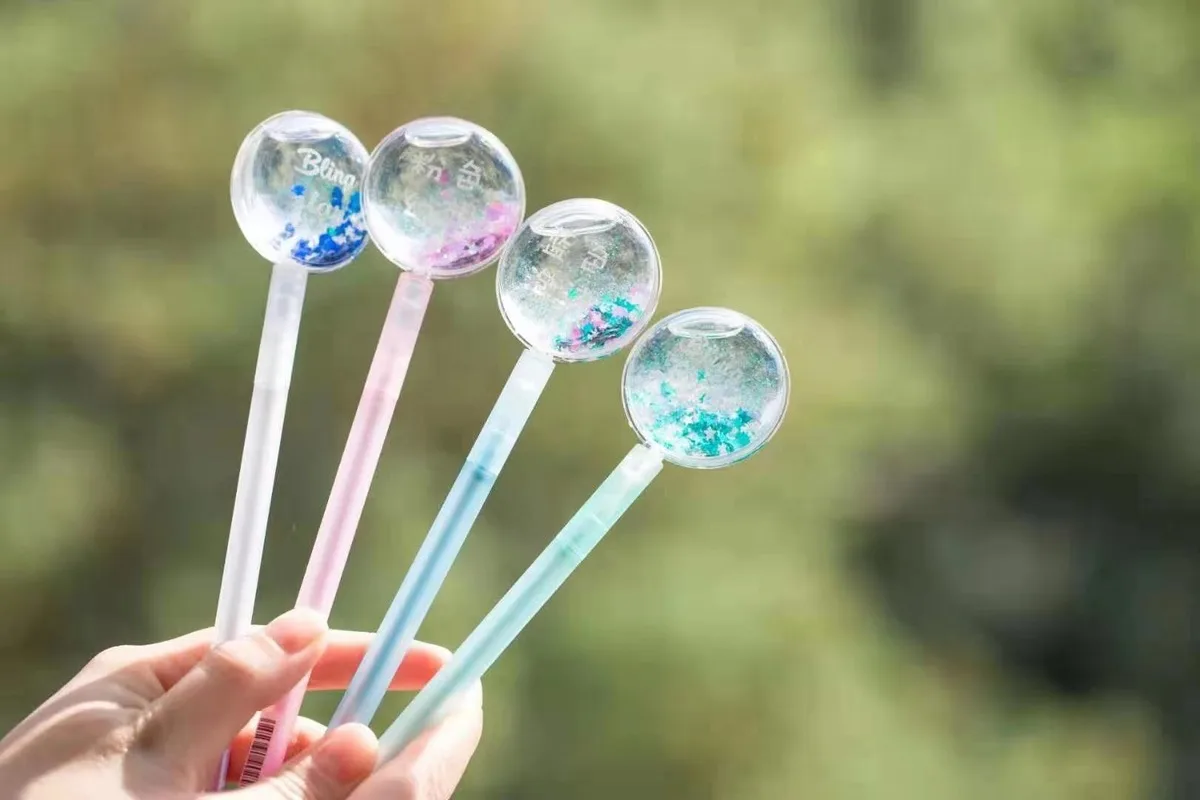 Blingbling масло зыбучий песок леденец гелевая ручка Kawaii жемчужный Золотой порошок
