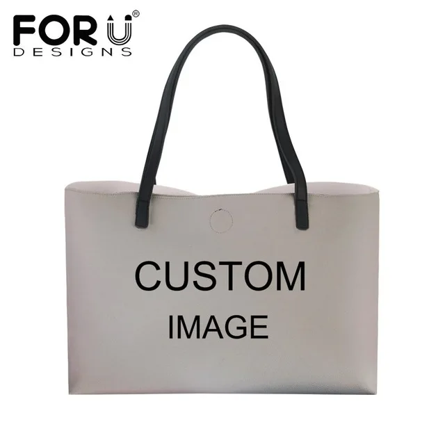 FORUDESIGNS/3D Индивидуальные с собственным логотипом женские товары на заказ для подарка на день рождения большие сумки Tote Повседневная женская сумка на плечо - Цвет: Z25