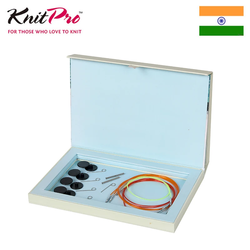 Набор сменных круговых спиц для вязания Knitpro Colorplay | Дом и сад