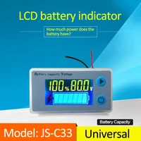 12v 24v 36v 48v 60v 72v universal car acid lead lithium battery capacity test indicator digital voltmeter voltage tester monitor