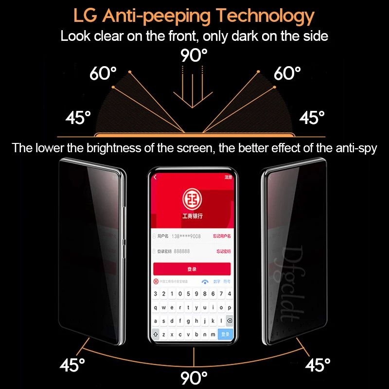 Антишпионское закаленное стекло для OPPO Reno 2 3 4 5 Lite A31 A91 A83 A9 A5 2020 Realme 7 6 X2 X50 Pro