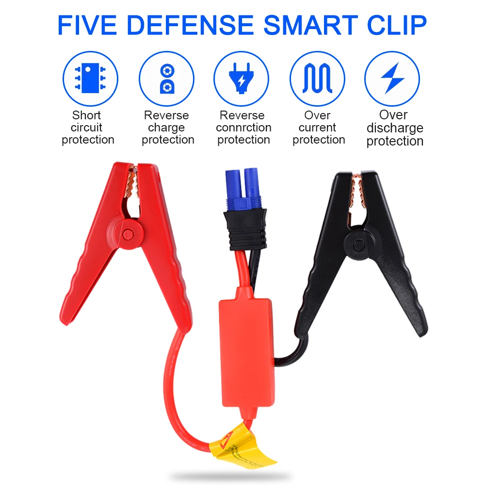 Car Jump Starter Power Kit Auto Emergency Bank LED Light USB SOS Booster Charger Supply Battery input output | Автомобили и