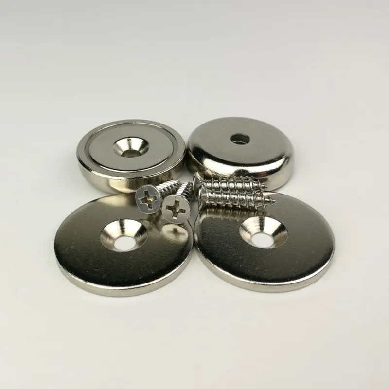 10 шт. d32мм стальная чашка редкоземельный магнит с ударной пластиной Неодимовый