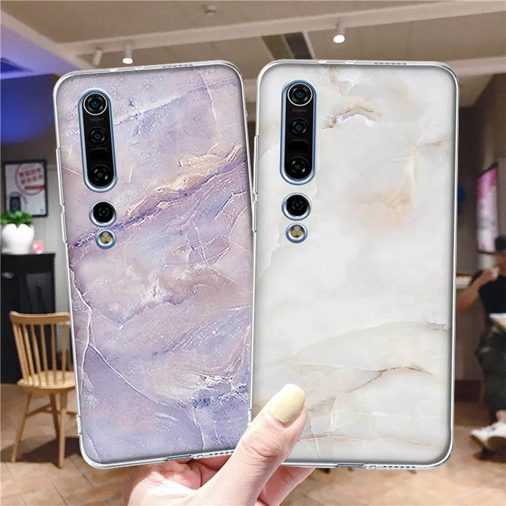 

Luxury Marble Phone Case For Xiaomi Redmi Note 9 10 8 7 6 8A 8T 9C 7A K30 9A 4X 5 Plus Pro Soft Silicone Cover Funda Coque Capa