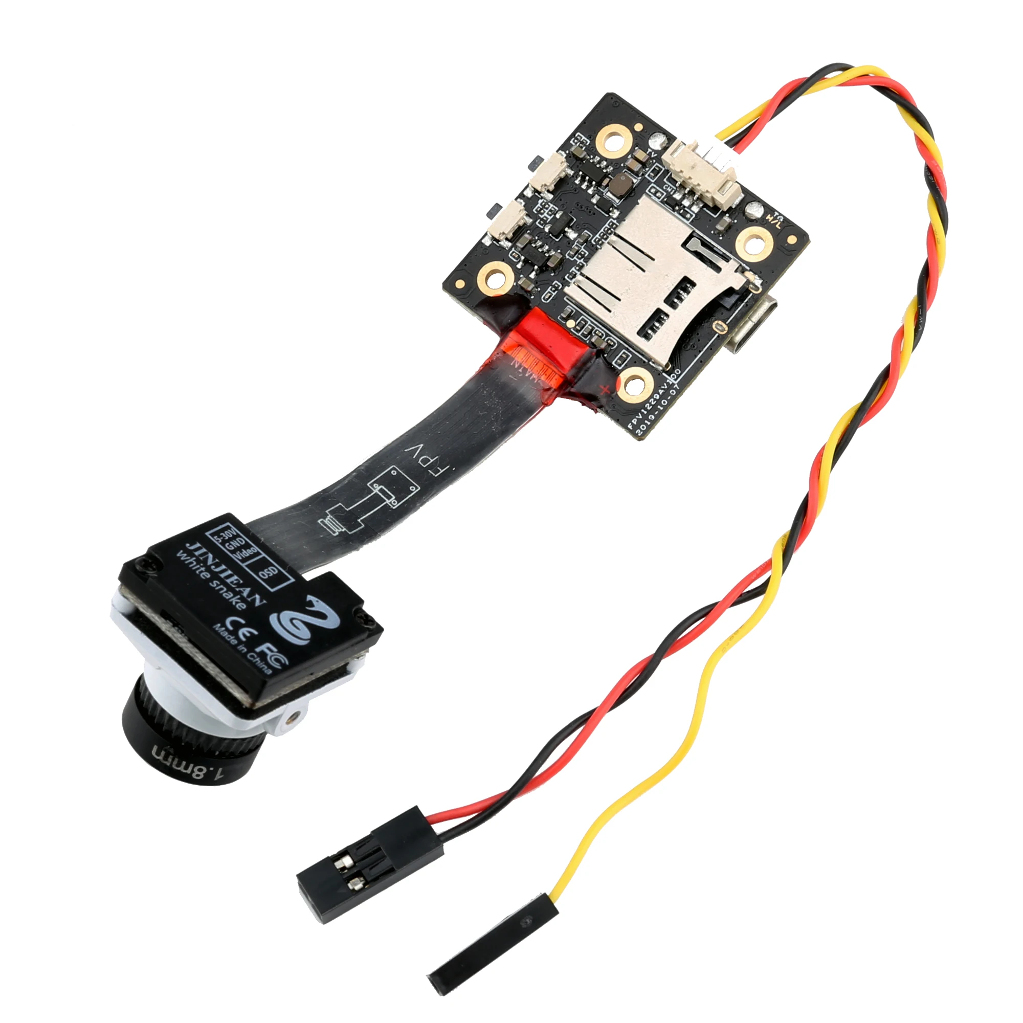 Белая змея DVR камера 1500TVL 1/1,8 звездного уровня HDR 1,8 мм/2,1 мм объектив DC 5V-40V PAL/NTSC OSD регулируемый для FPV RC Drone on.