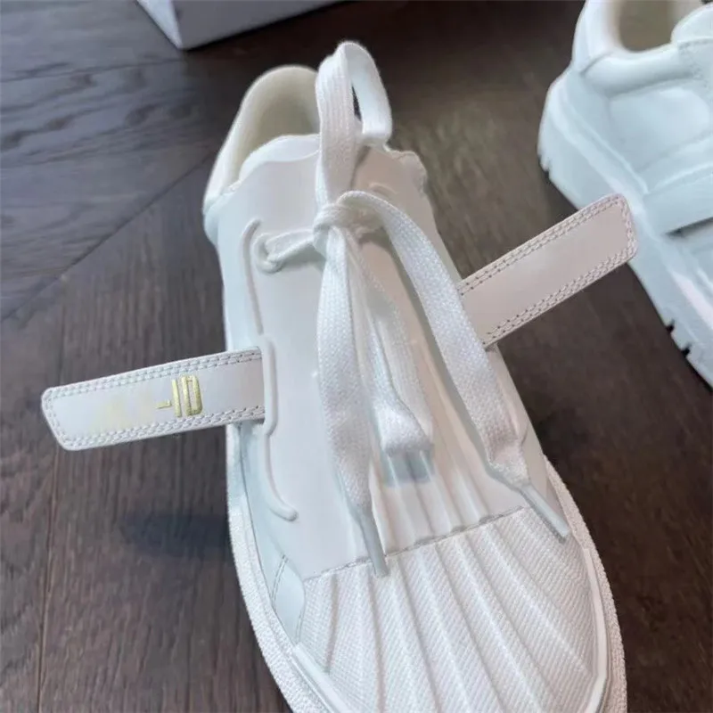 2021 brand design shell shoes round toe platform sneakers lace up flat bottom sweat absorbent hot selling casual womens shoes free global shipping